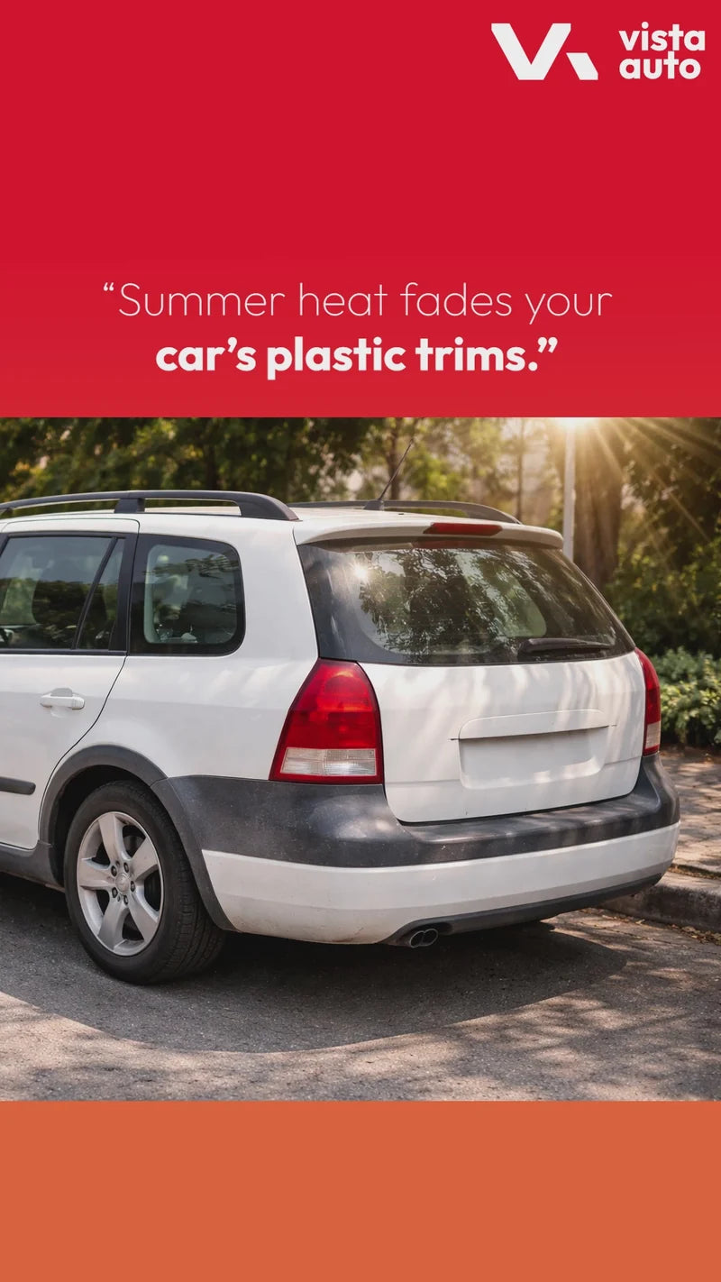 VISTA Auto Care Trim Restorer 250 ml for restoring faded automotive exterior plastic and vinyl trim