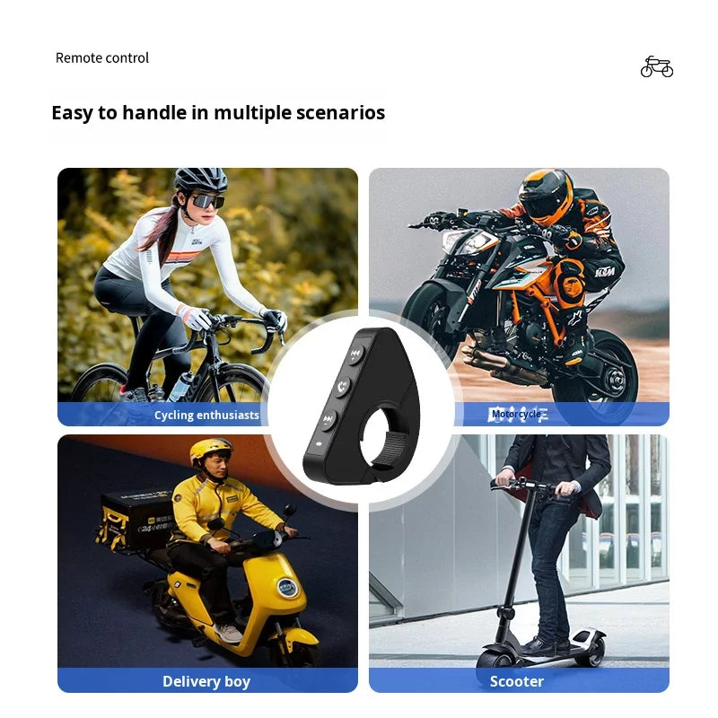 LBC Moto universal bluetooth handlebar remote control for motorcycle navigation carplay android auto display controller