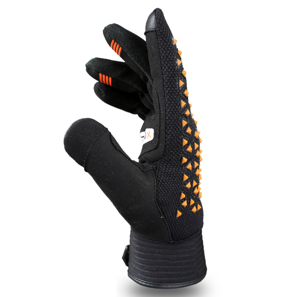 BBG Motocross Riding Gloves in Neon, Orange and Red