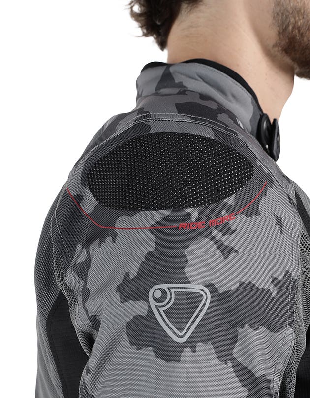 Royal Enfield Explorer Neo Black and Grey Riding Jacket