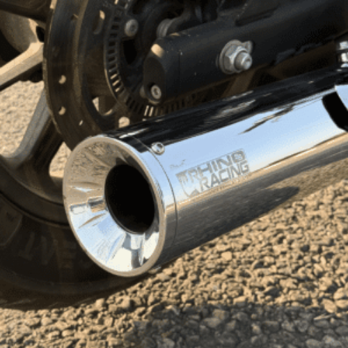 Rhino Racing SM-V1 304 stainless steel performance exhaust for Royal Enfield Super Meteor 650
