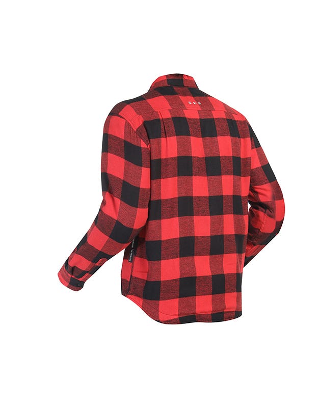 Royal Enfield Big Bear Red Class A Cotton Flannel Riding Shacket