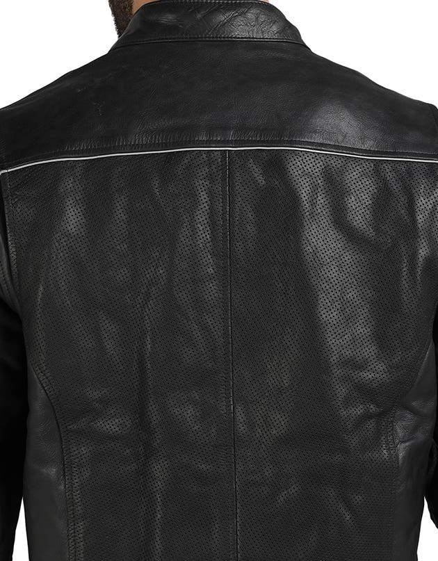Royal Enfield Classic Leather Black Class AA Riding Jacket