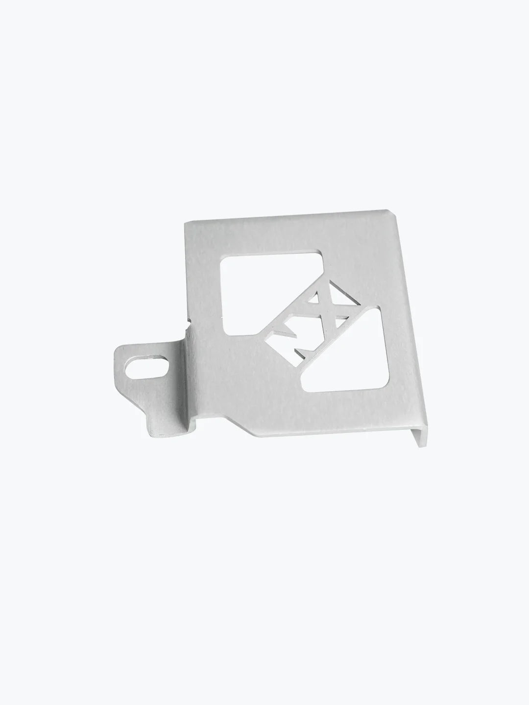 Legundary Custom Spyro rear oil cap for Honda NX500, silver CNC-machined aluminium engine oil cover with durable build and premium finish.