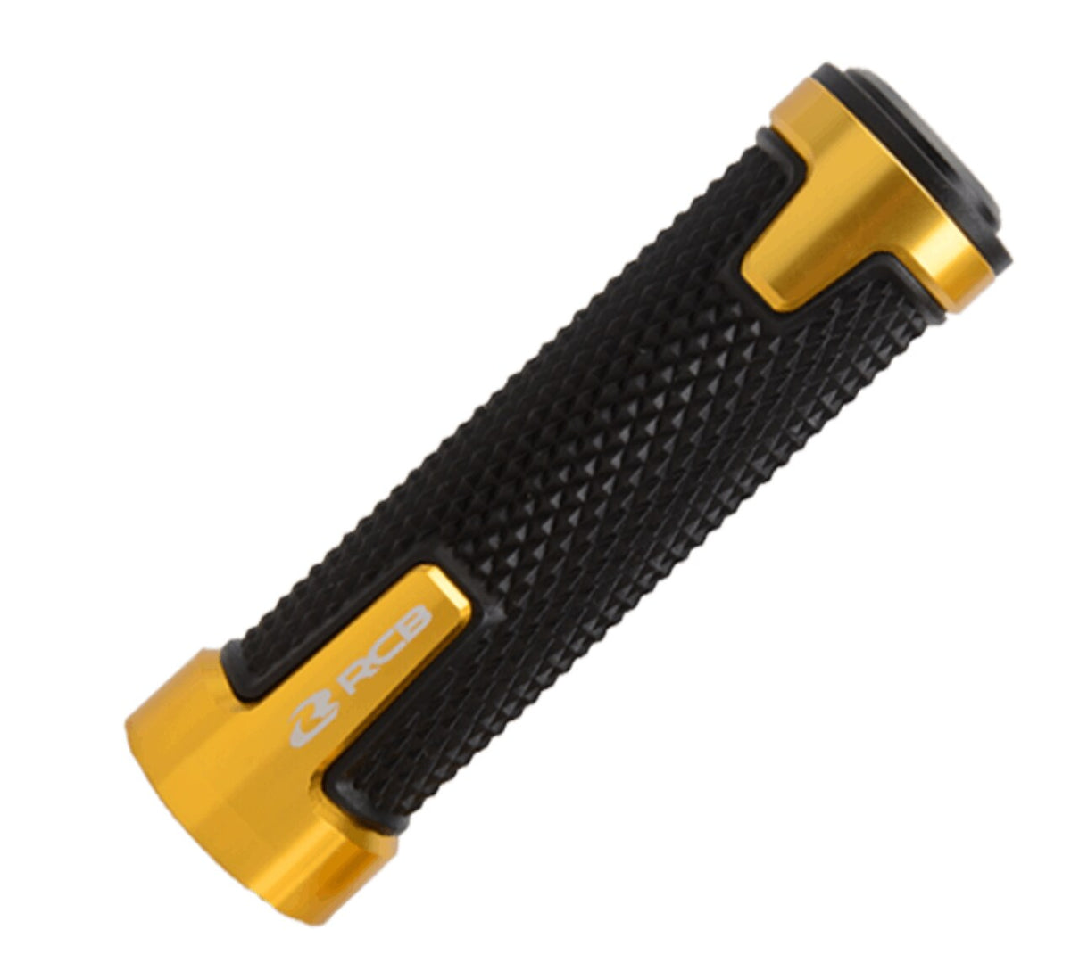 RCB AHG14 motorcycle grip set 01HG014 in Blue, Gold and Silver