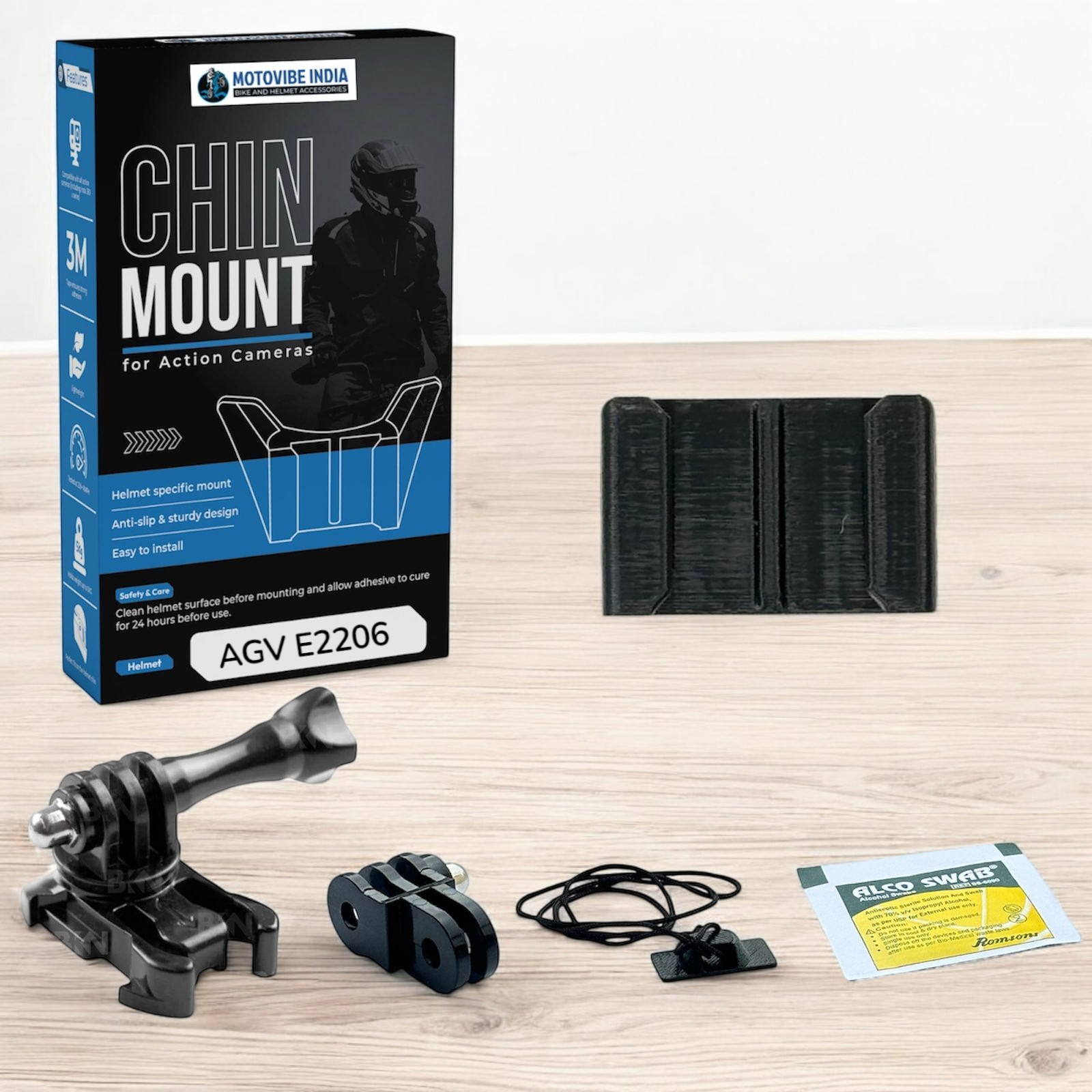 AGV K3 2206 Chin Mount Helmet GoPro Mount