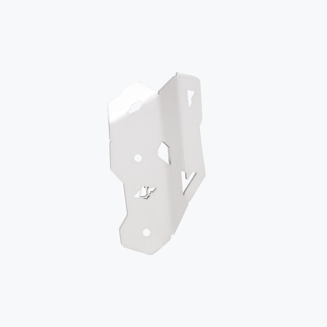 Legundary Titan Aluminium Boot Guards Silver for TVS Apache RTX 300