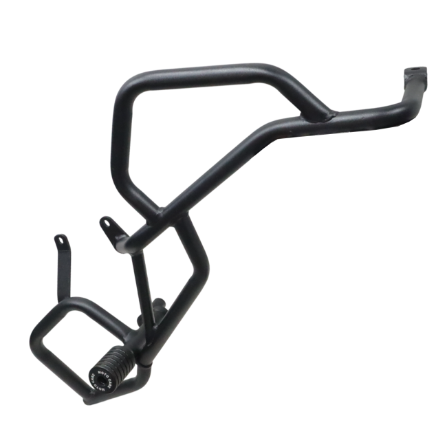 MotoCare Upper Lower Crash Guard for TVS Apache RTX 300 Black Engine Protection
