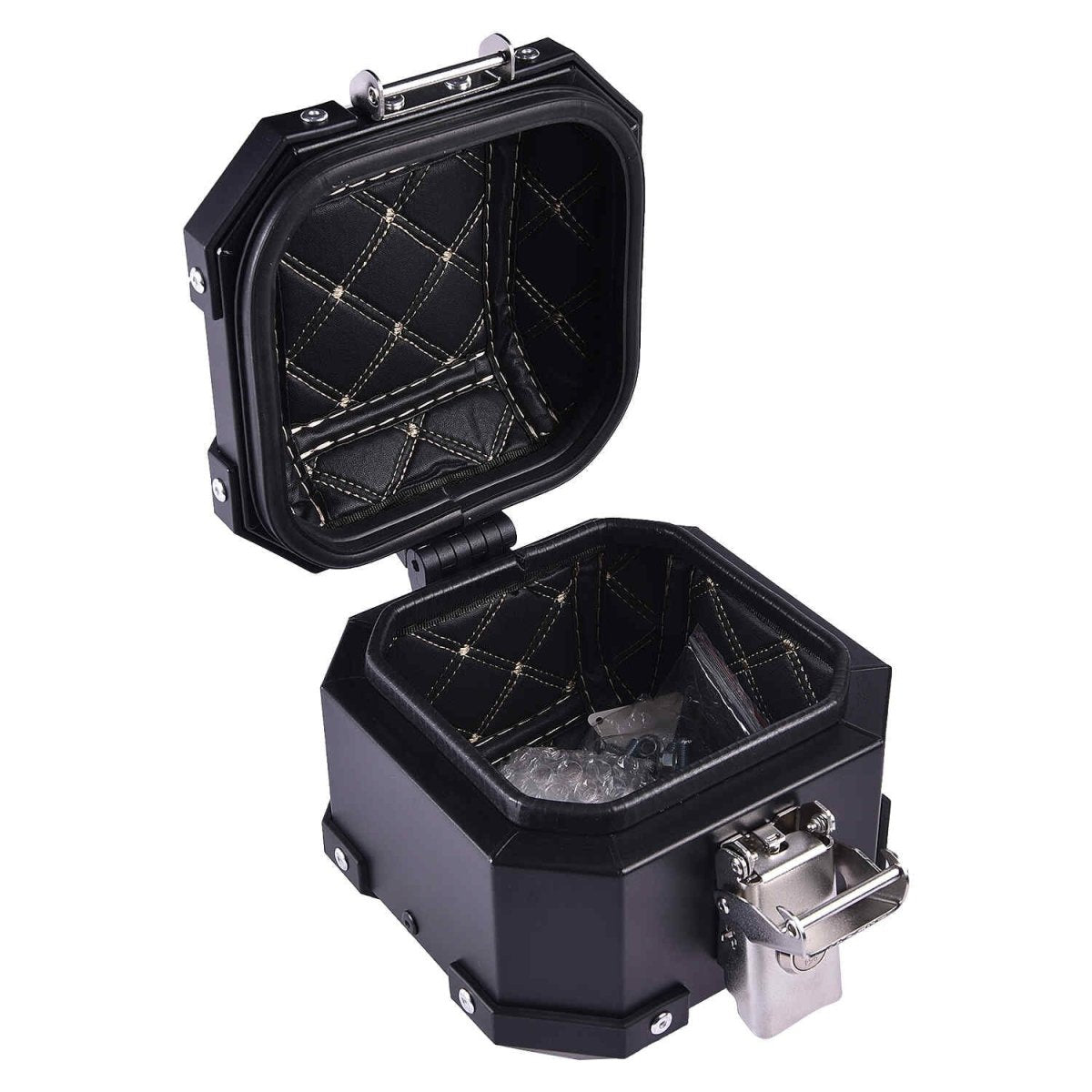 LGP 5L aluminum motorcycle top box black silver