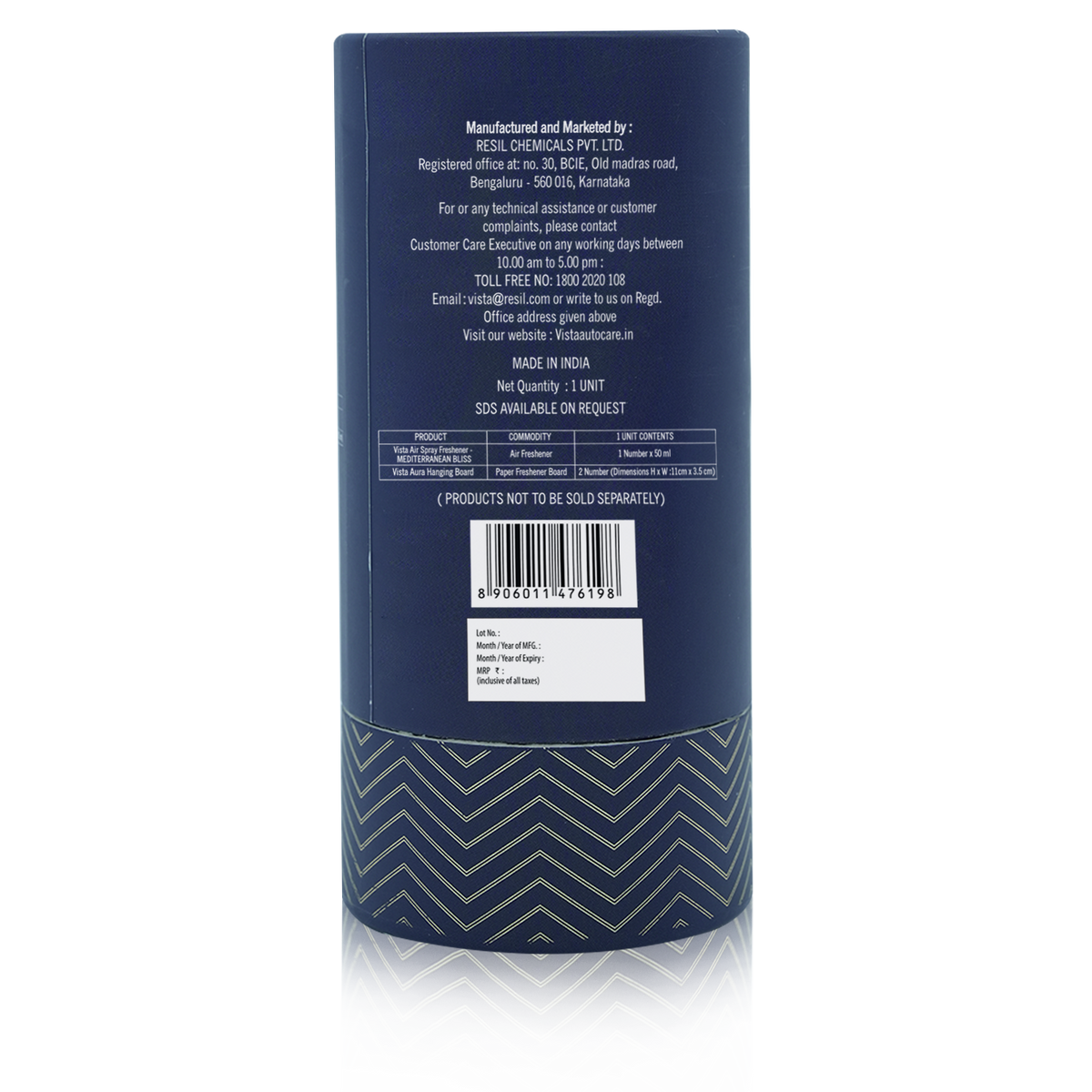 Vista Aura Premium Car Perfume with 2 Hanging Fragrance Boards