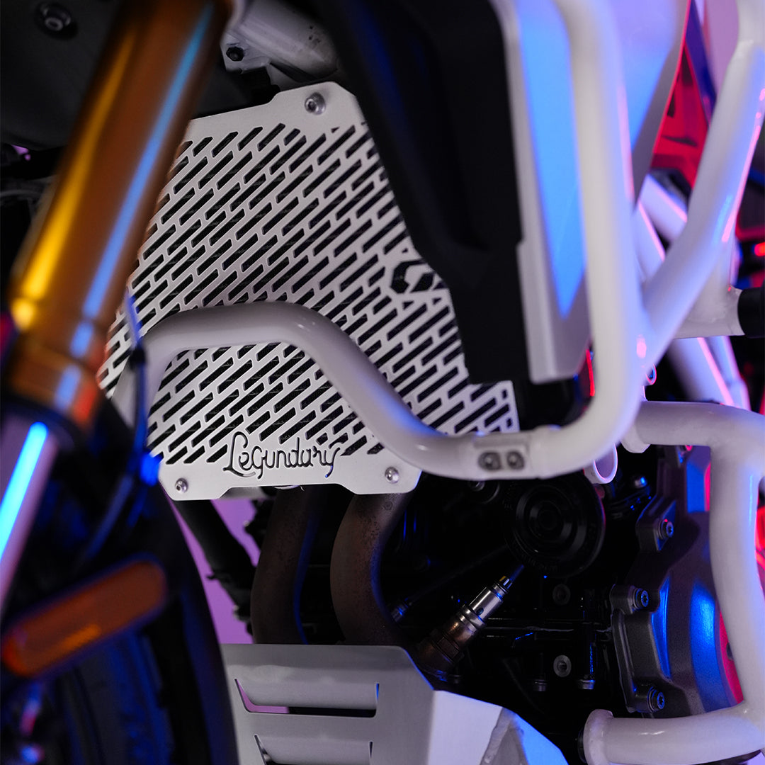 Legendary BMW F450 GS Vector Radiator Grill Silver aluminium radiator guard