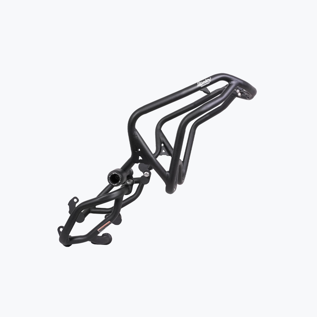 Legendary BMW F450 GS Raptor Crash Guard Black heavy-duty engine protection bar