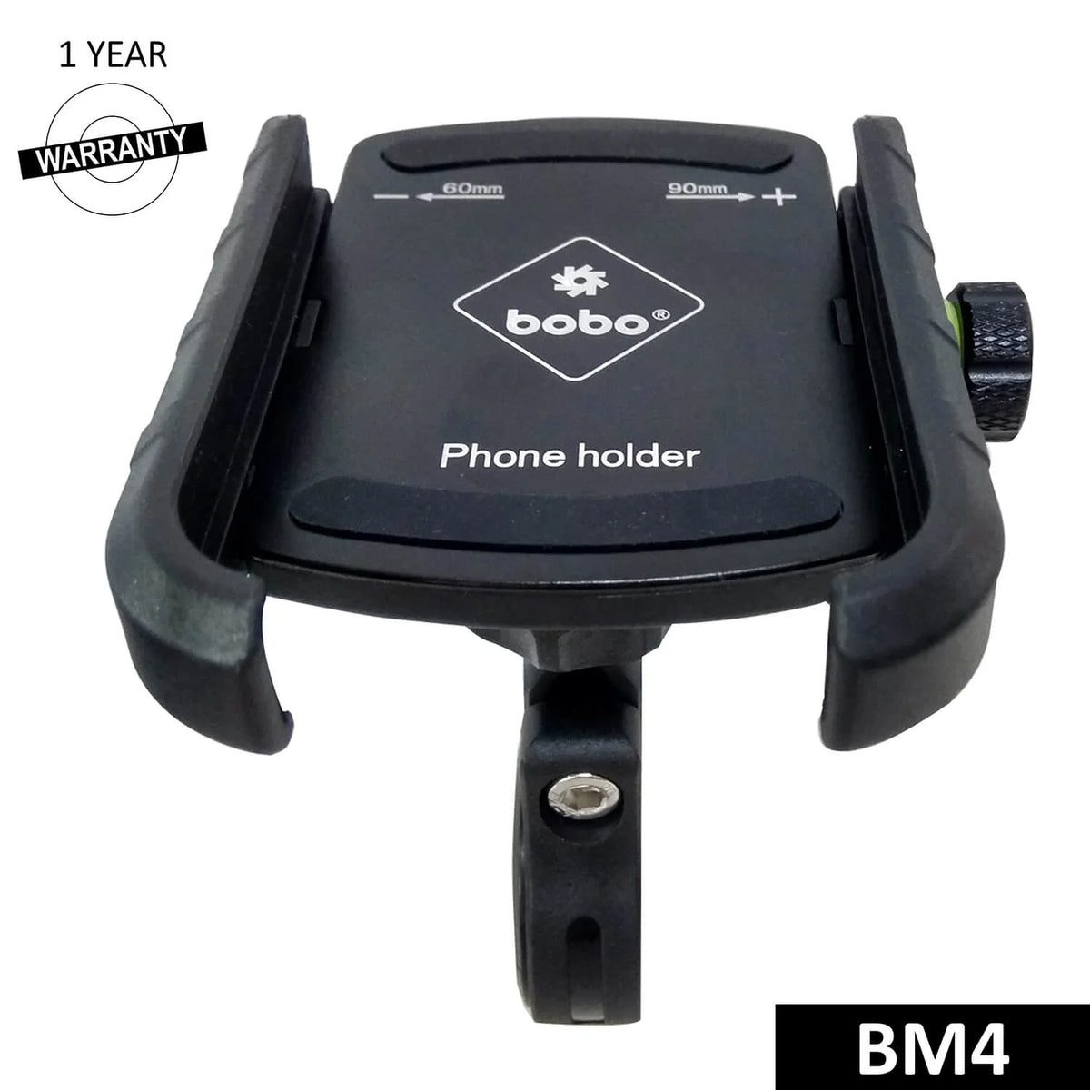 BOBO BM4 jaw grip bike phone holder black