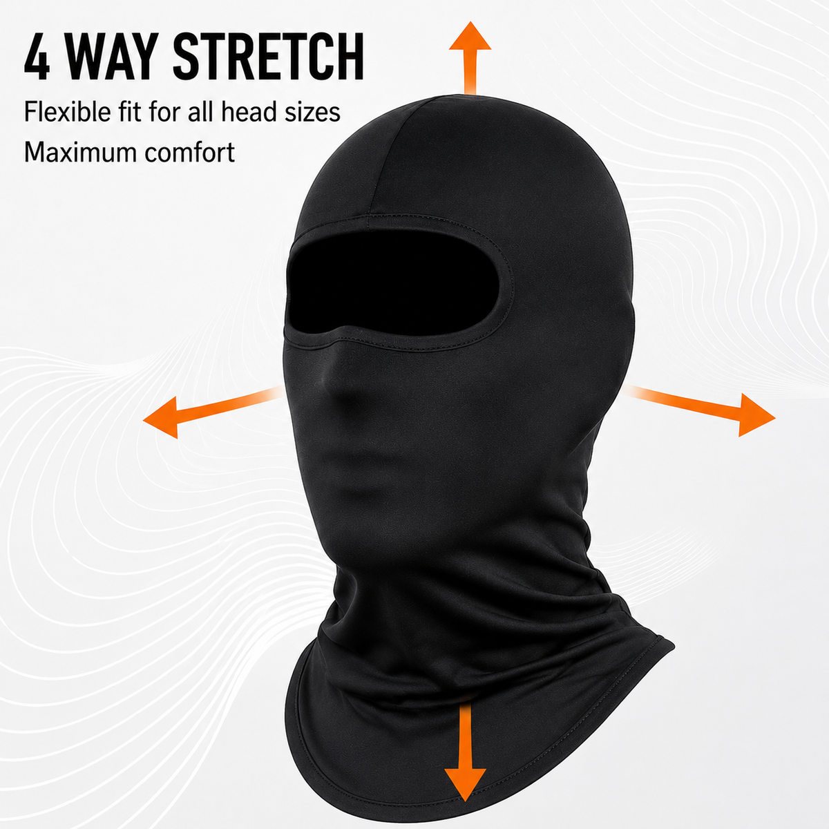 LGP black balaclava face mask for men and women