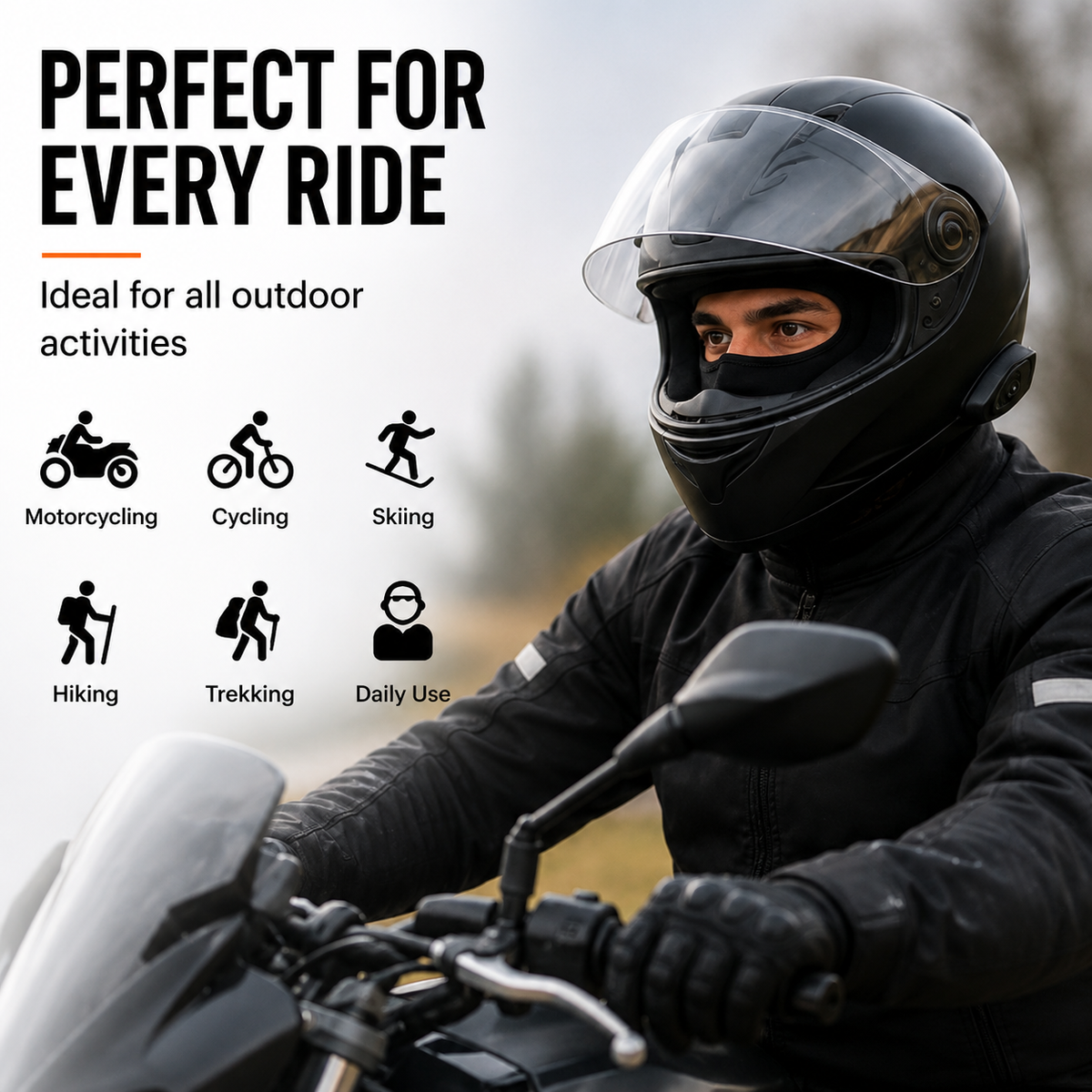 LGP black balaclava face mask