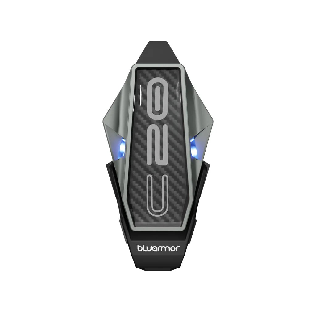 BluArmor C20 mesh helmet intercom with HD speakers and ClickDock mounting