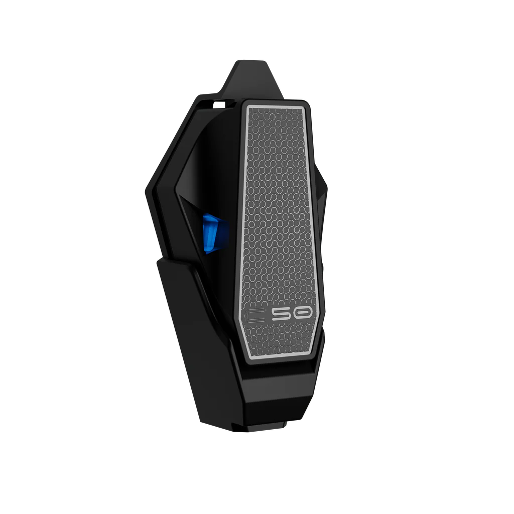 BluArmor C50 Plus helmet Bluetooth mesh intercom mounted on helmet