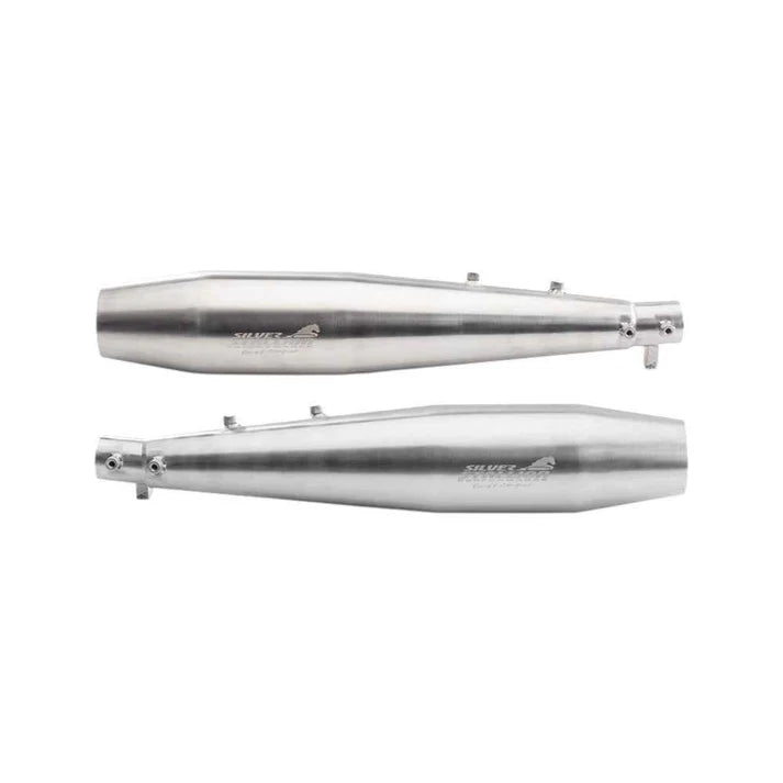 SSP Performance Brushed Exhaust Royal Enfield Interceptor 650