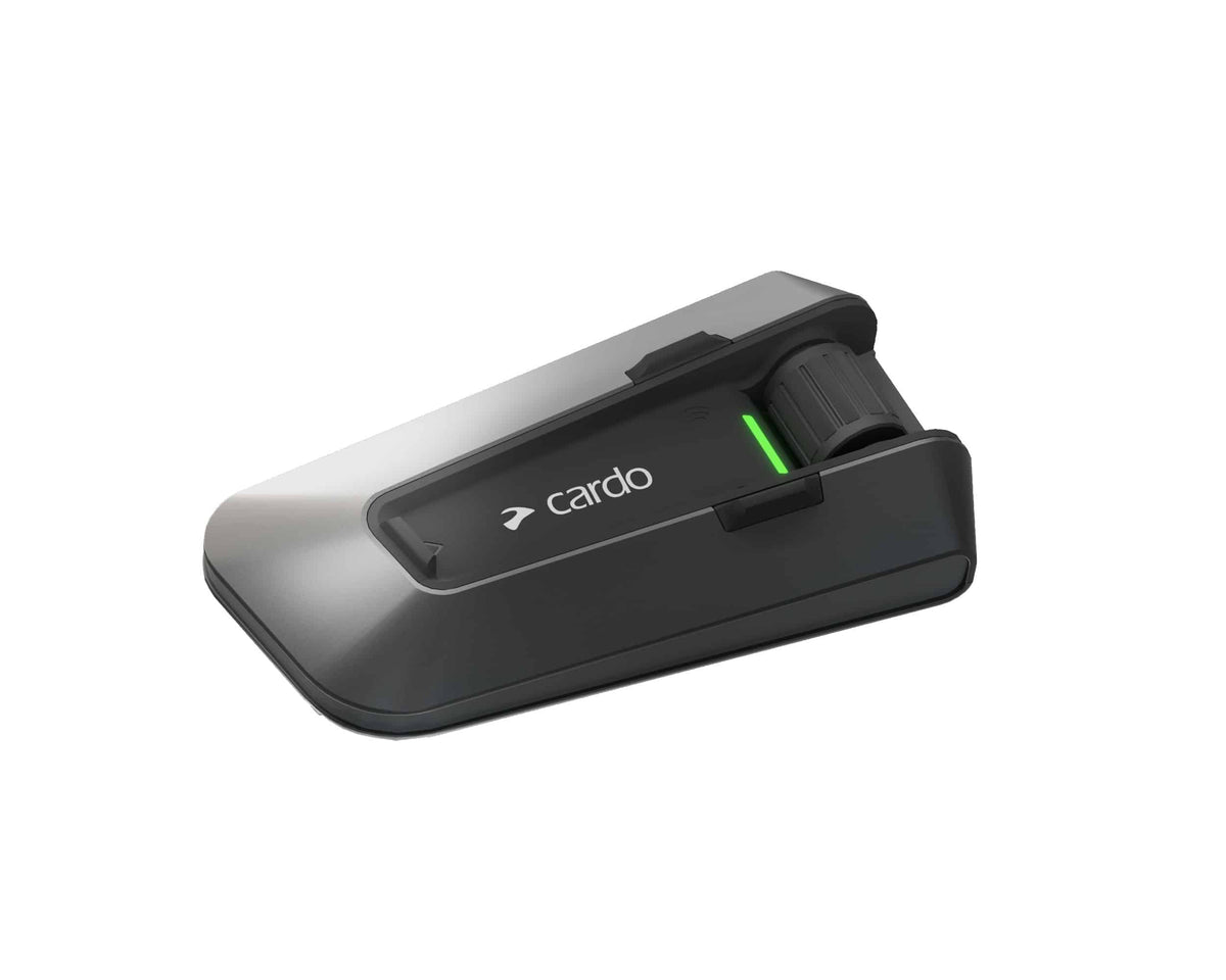 Cardo PACKTALK EDGE Set of 1 Bluetooth Motorcycle Intercom with JBL Speakers & Dynamic Mesh Communication