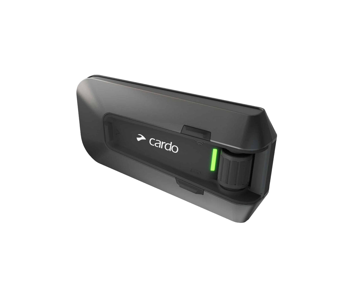 Cardo PACKTALK EDGE Set of 1 Bluetooth Motorcycle Intercom with JBL Speakers & Dynamic Mesh Communication