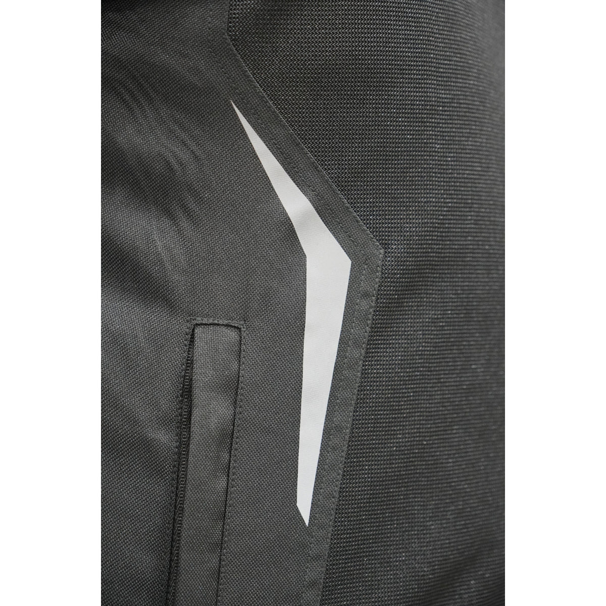 Bison ProGear CLAVIS black red motorcycle riding jacket front view