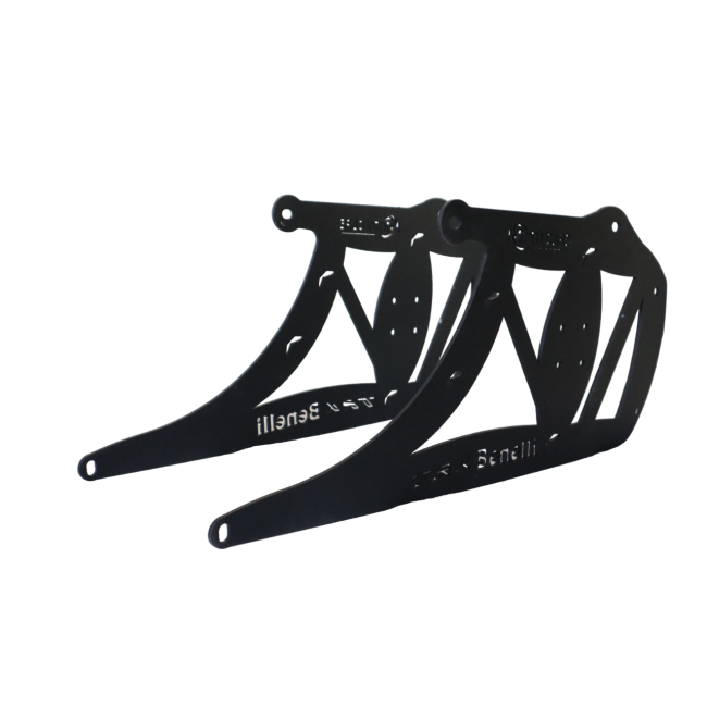 Motocare CNC saddle stay on Benelli TRK 251