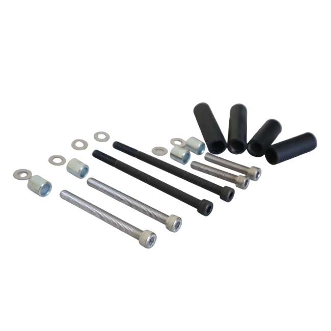 Motocare CNC saddle stay on Benelli TRK 251
