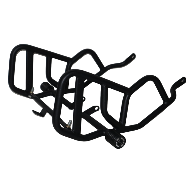 MotoCare crash guard with dual sliders for TVS Raider