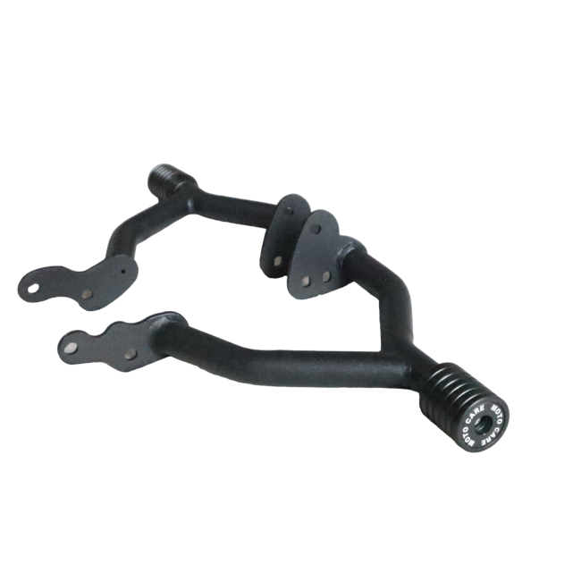 MotoCare crash guard with dual sliders for Royal Enfield Super Meteor 650