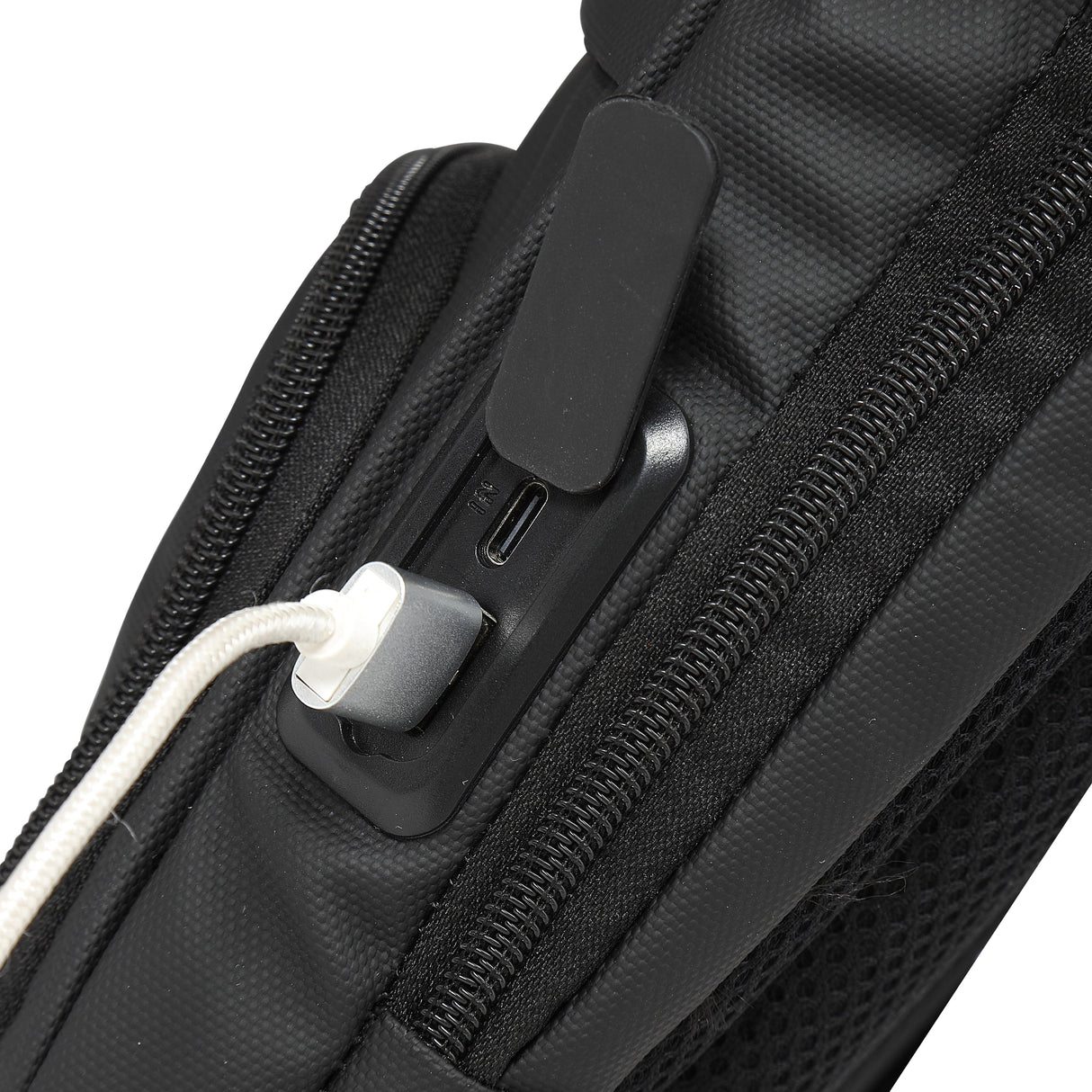 Guardian Gears SideKick Unisex Crossbody Sling Bag with USB Charging Port