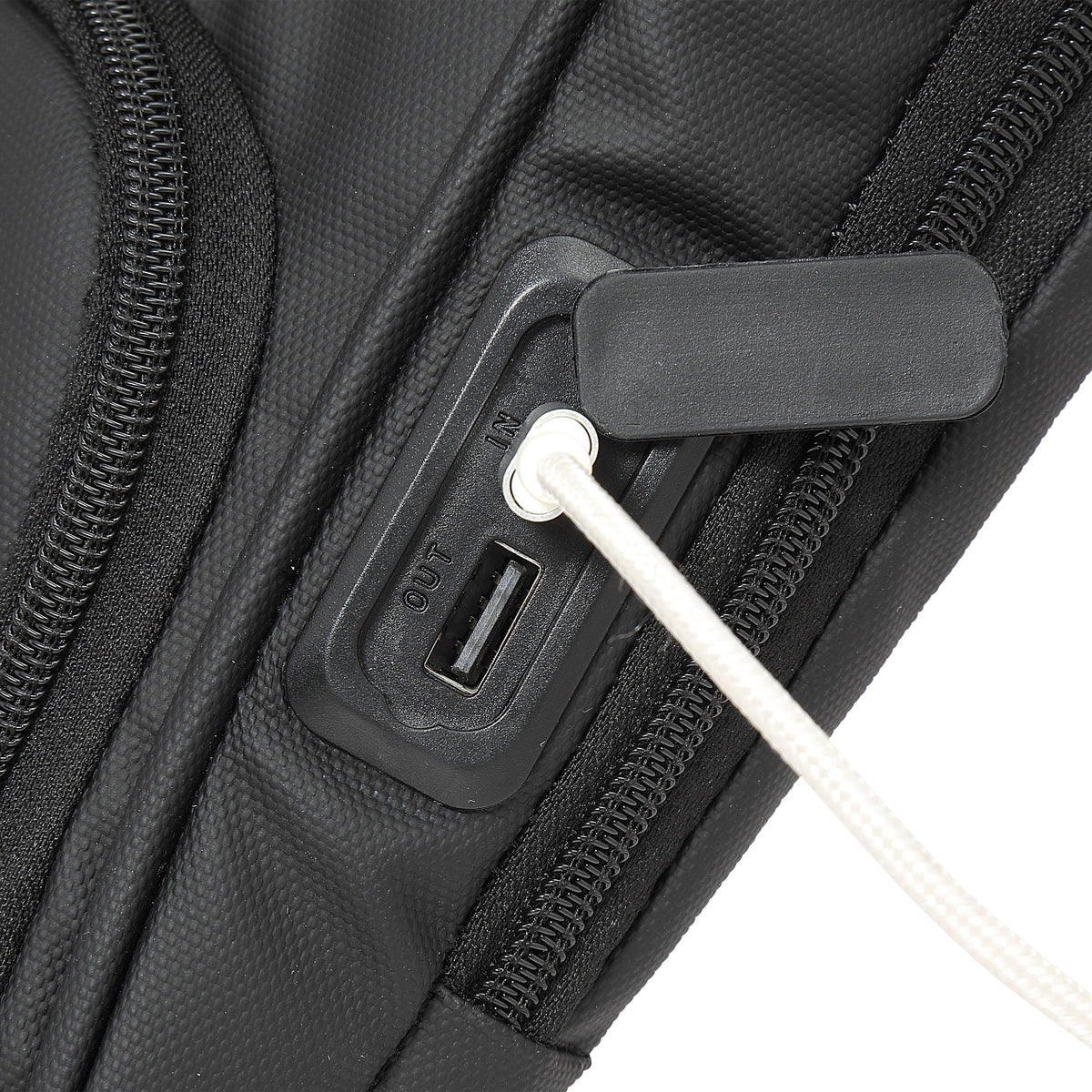 Guardian Gears SideKick Unisex Crossbody Sling Bag with USB Charging Port