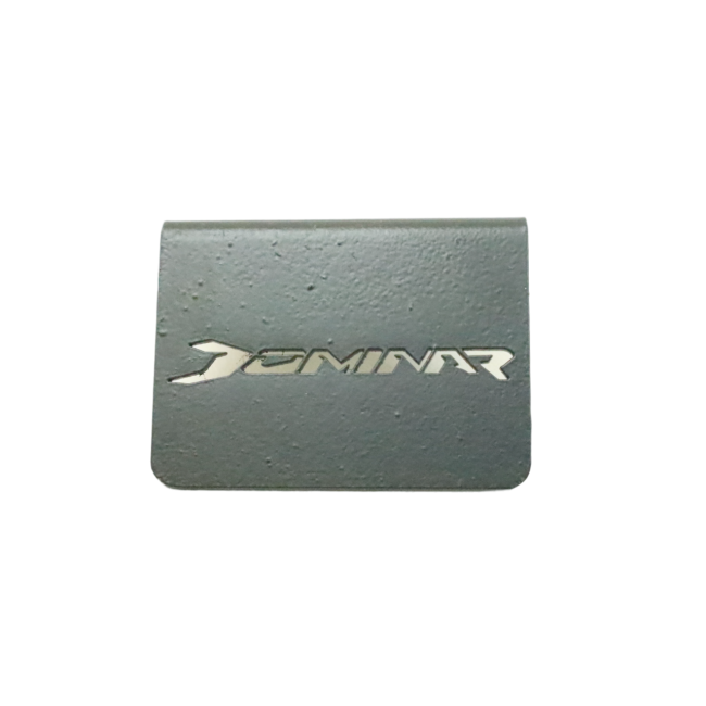 MotoCare stainless steel disc oil cap installed on Bajaj Dominar 400