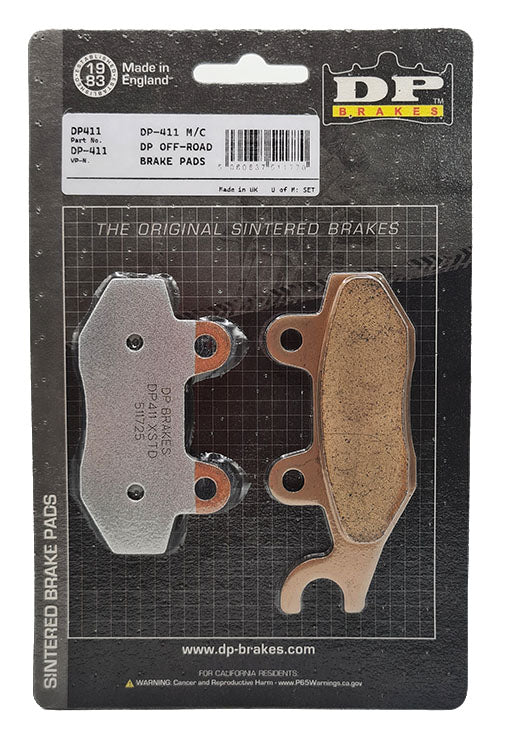DP Standard DP-411 rear brake pads for Triumph Street Twin Brembo 2019–2022
