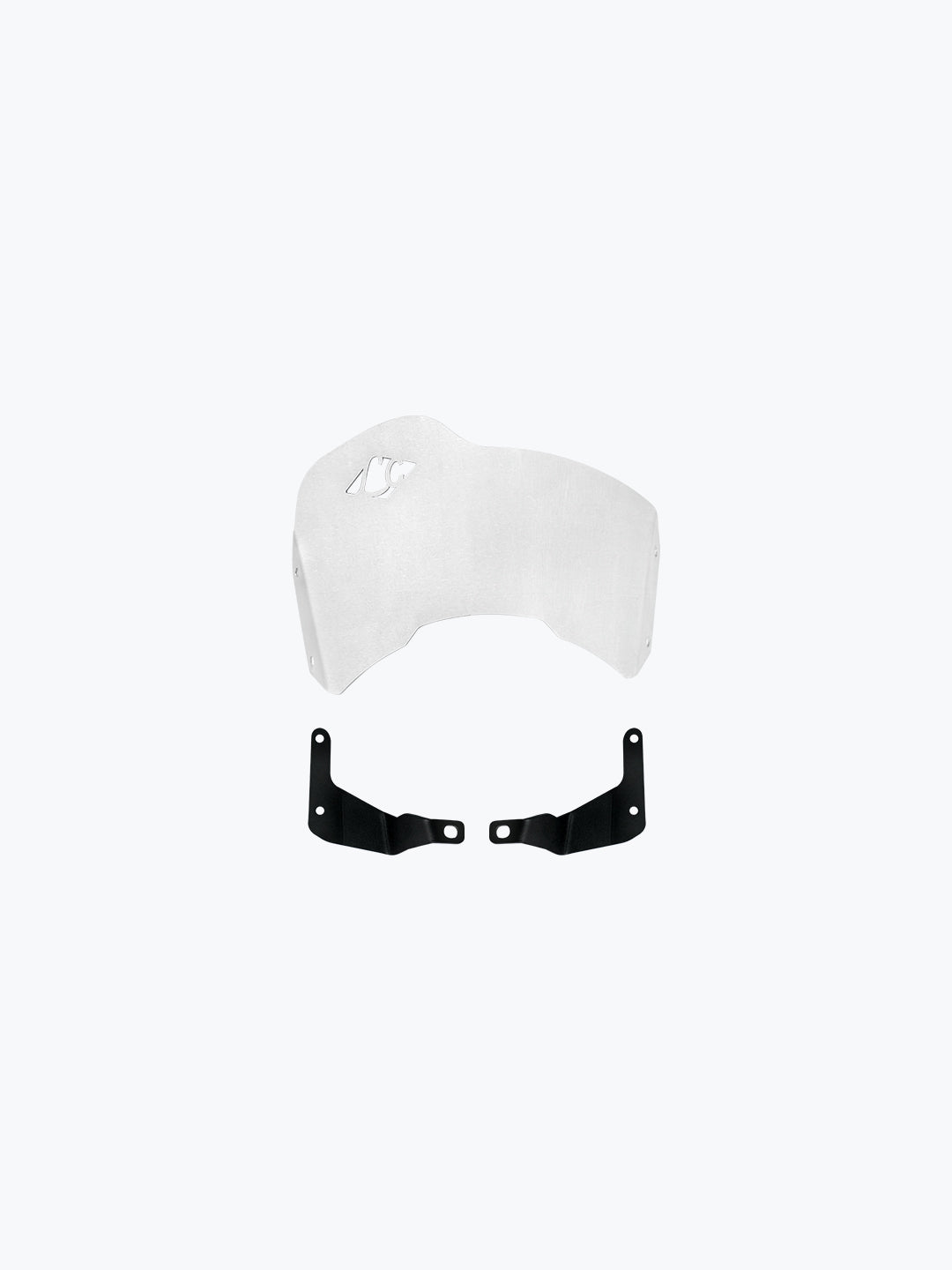 LEGUNDARY Custom Zephyr metal visor for Royal Enfield Guerrilla 450 black and silver