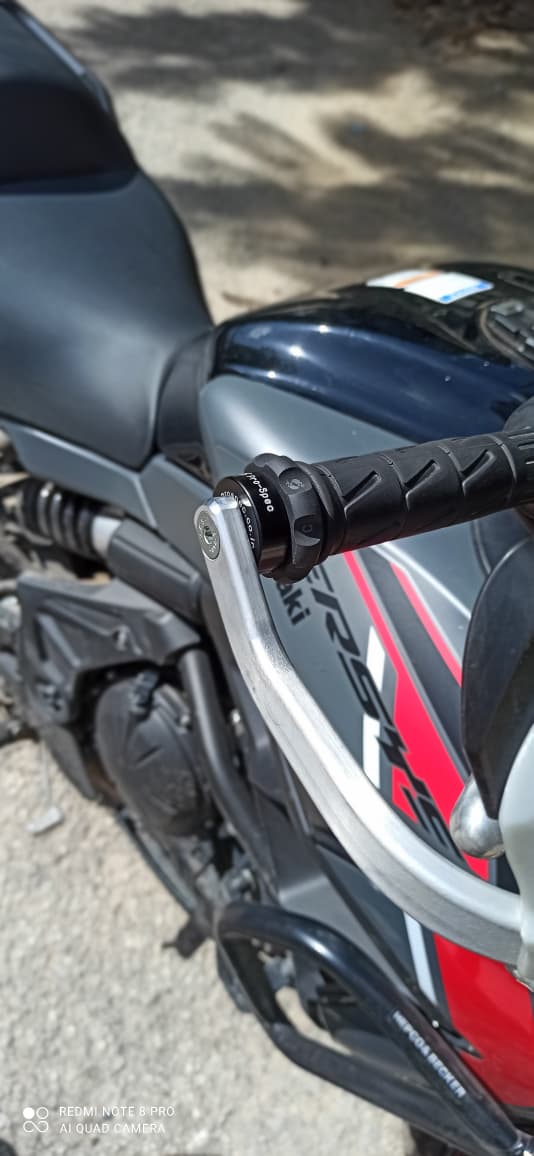 ECZ 013 Easy Cruz cruise control installed on Honda Africa Twin handlebar