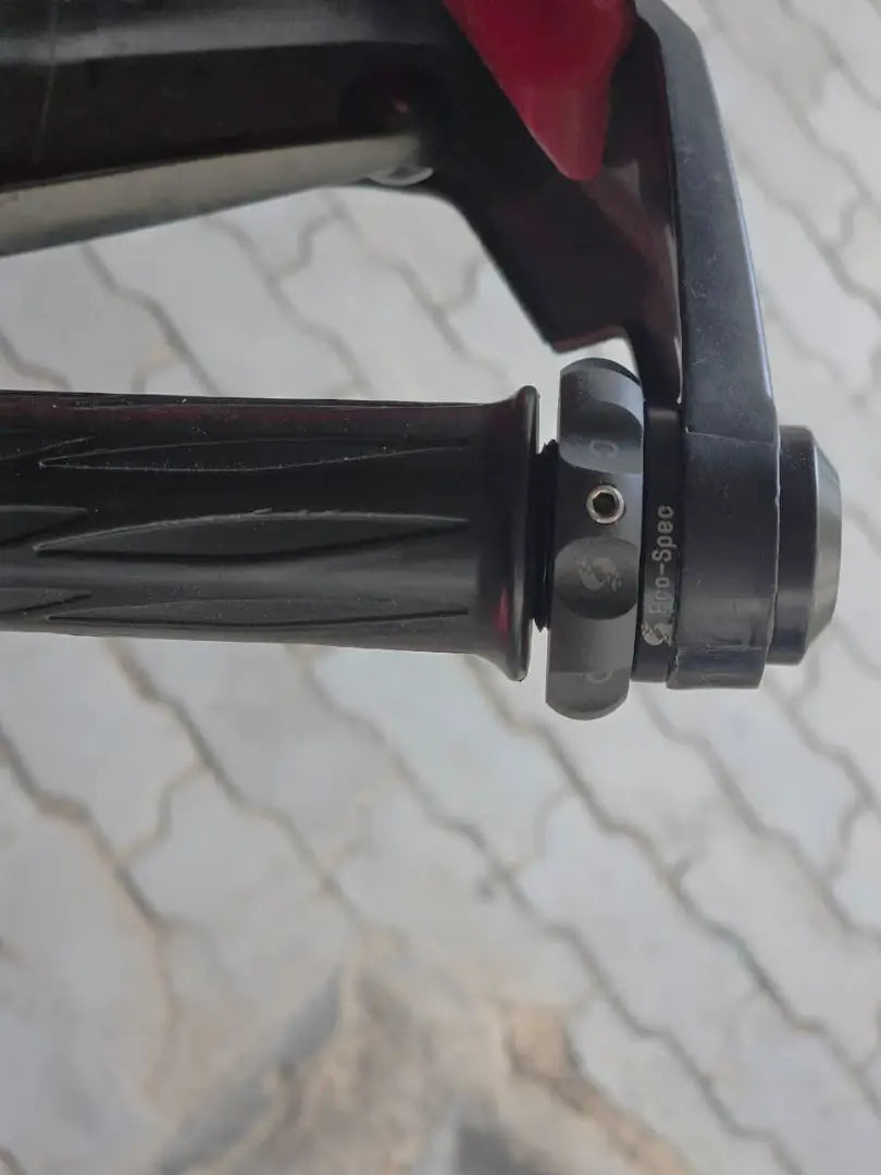 Easy Cruz ECZ 040 cruise control installed on Hero Xpulse 200 Pro handlebar