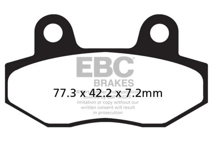 EBC Double-H Sintered Front Brake Pads Hyosung GT650 GT650R FA296HH HH Rated High Performance Motorcycle Brake Pads
