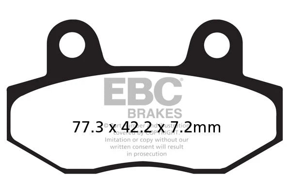 EBC Double-H Sintered Front Brake Pads Hyosung GT650 GT650R FA296HH HH Rated High Performance Motorcycle Brake Pads