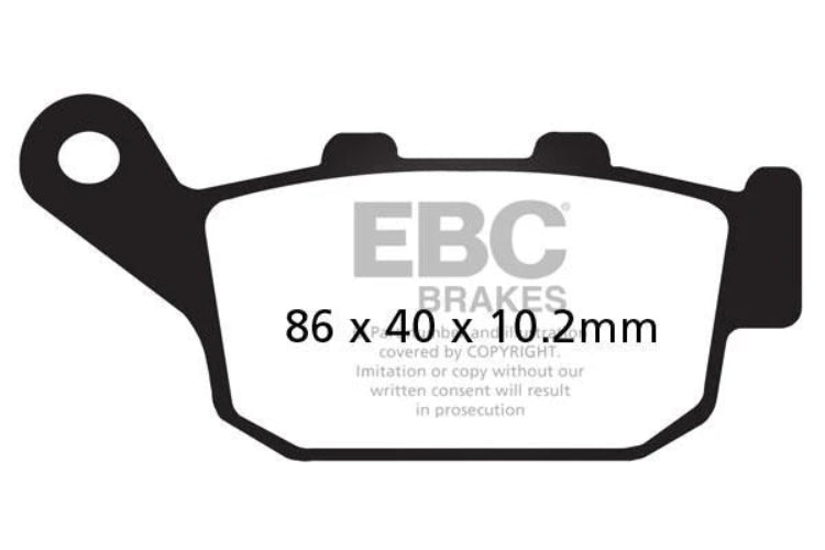 EBC Double-H Sintered Brake Pads Triumph Bobber FA181HH Front FA140HH Rear HH Rated High Performance Motorcycle Brake Pads