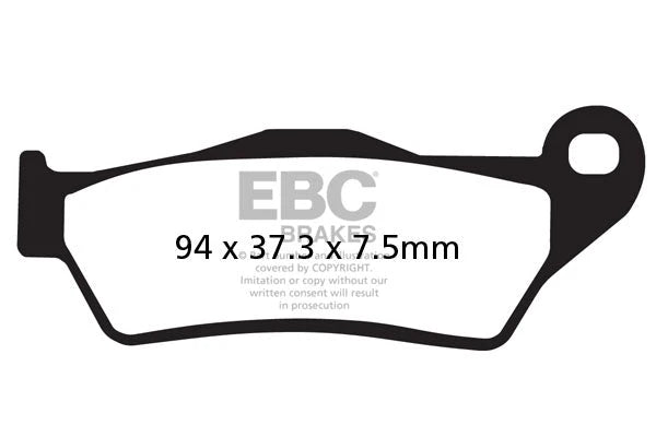 EBC Double-H Sintered Brake Pads Ducati Multistrada 1200 FA630HH Front FA181HH Rear HH Rated High Performance Motorcycle Brake Pads