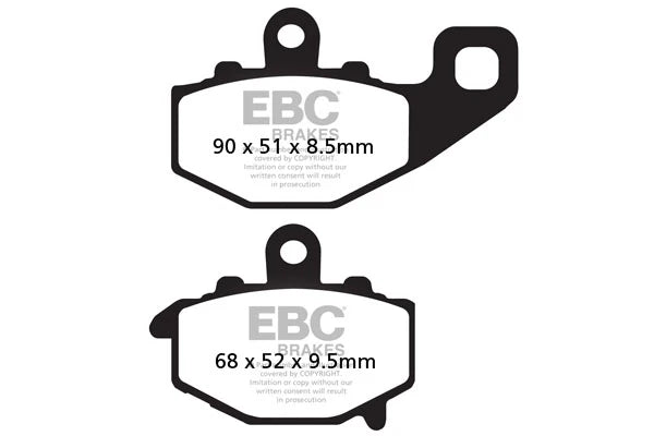 EBC Double-H Sintered Brake Pads Kawasaki Versys 1000 FA158HH FA379HH Front FA192HH FA174HH Rear HH Rated High Performance Motorcycle Brake Pads