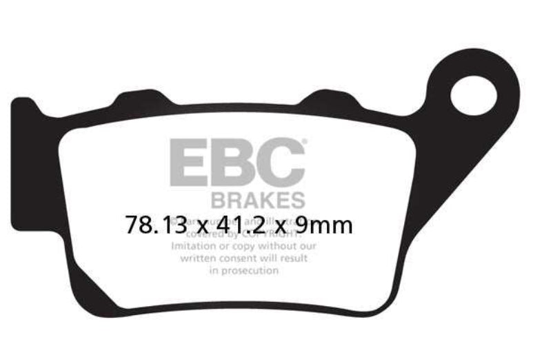 EBC Double H FA181HH sintered front brake pads for Royal Enfield Himalayan 2018 onwards