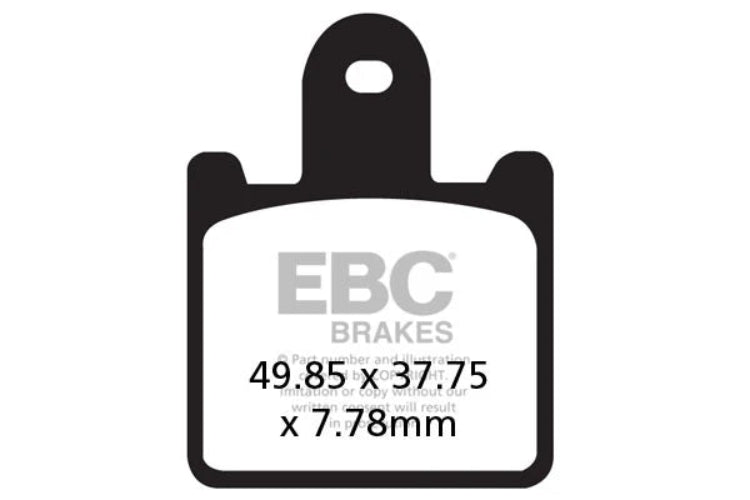 EBC Double-H Sintered Brake Pads Kawasaki Z1000 FA417/4HH FA379HH Front FA192HH Rear HH Rated High Performance Motorcycle Brake Pads