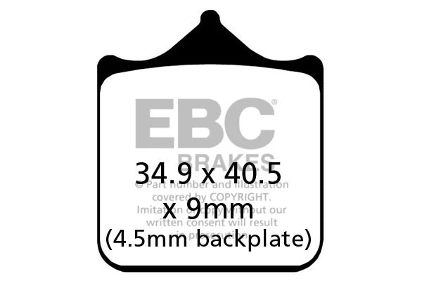 EBC Double-H sintered brake pads FA604/4HH front FA213HH rear for BMW S1000R 2018 onwards high performance disc pads