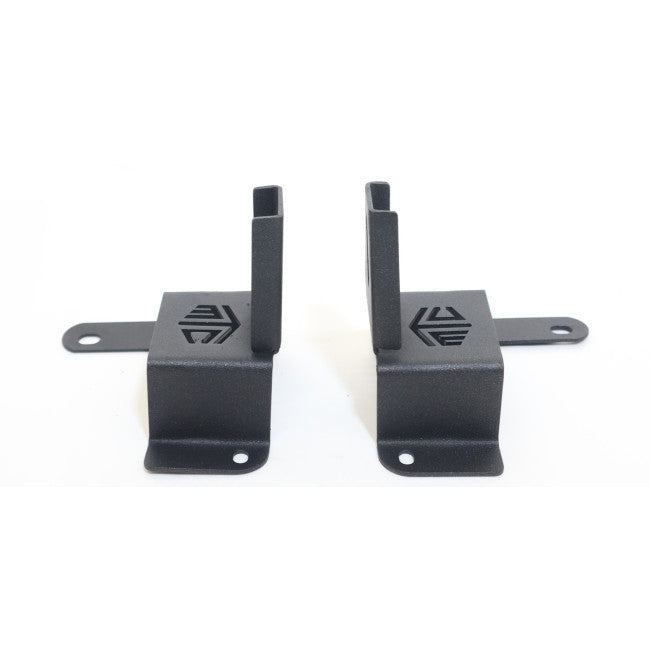 MotoCare fog light clamp Shotgun 650 black installed
