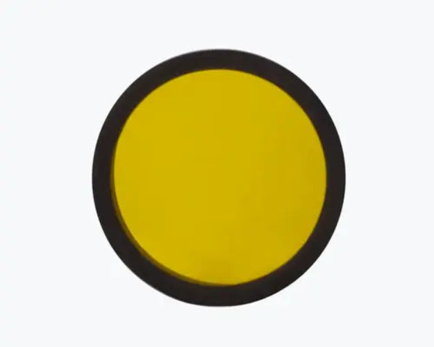 Fog Light Yellow Cap Round with clear lens for motorcycle and car auxiliary lighting