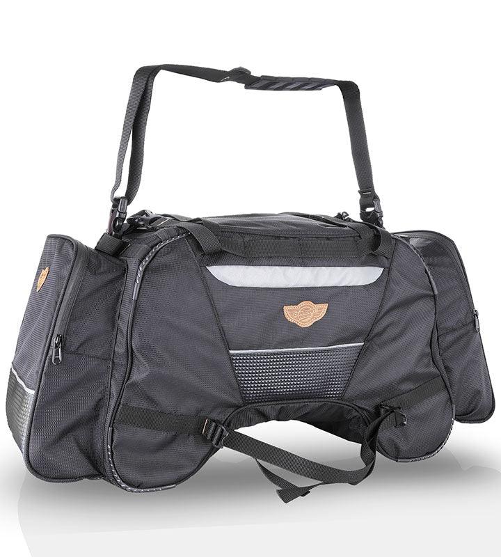 Guardian Gears Rhino 70L Motorcycle Tail Bag with Waterproof Rain Cover Universal Touring Luggage