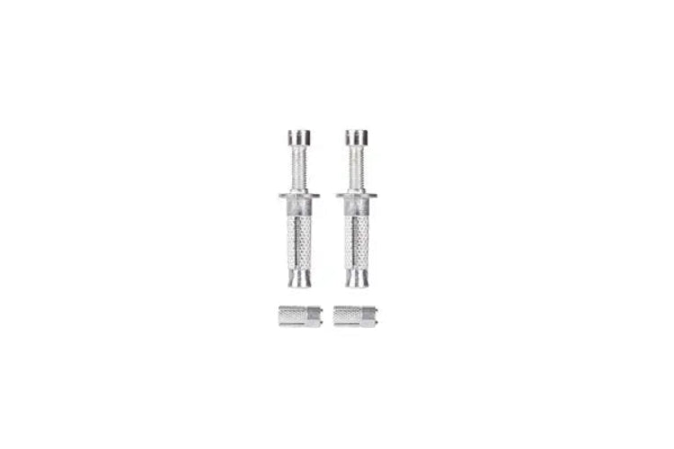 Motorcycle handguard fitting kit for mounting handguards, mirrors and lever guards