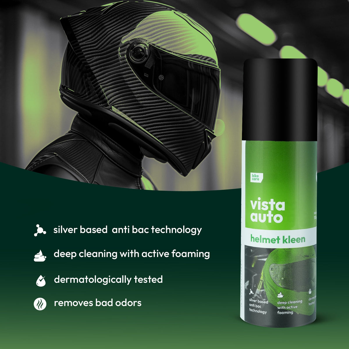 Vista Helmet Kleen 125 ml helmet cleaner spray