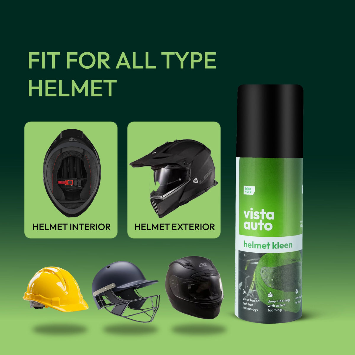 Vista Helmet Kleen 125 ml helmet cleaner spray